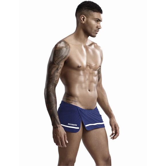 NWT Mens Seobean Sento Towel Swim Navy Blue Swimming Shorts 90508 - Sz XL - Picture 1 of 4
